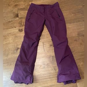 Like new! Burton Society size small snowboard ski snow pants plum purple